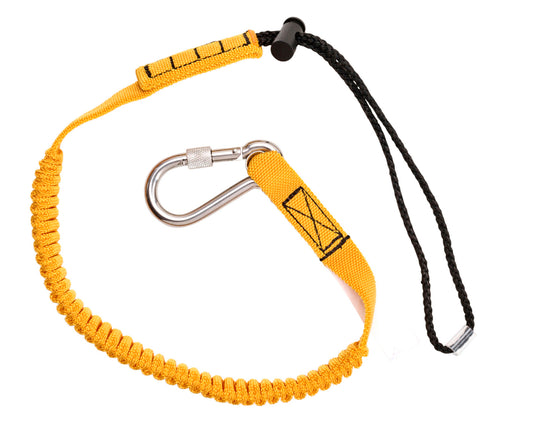 Bungee Tether 7kg, SS Screwgate Carabiner 81 - 122cm (10/pack)
