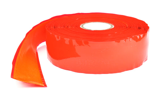 Vibrant Orange Tether Attachment Tape, 2.5cm Width x 183cm