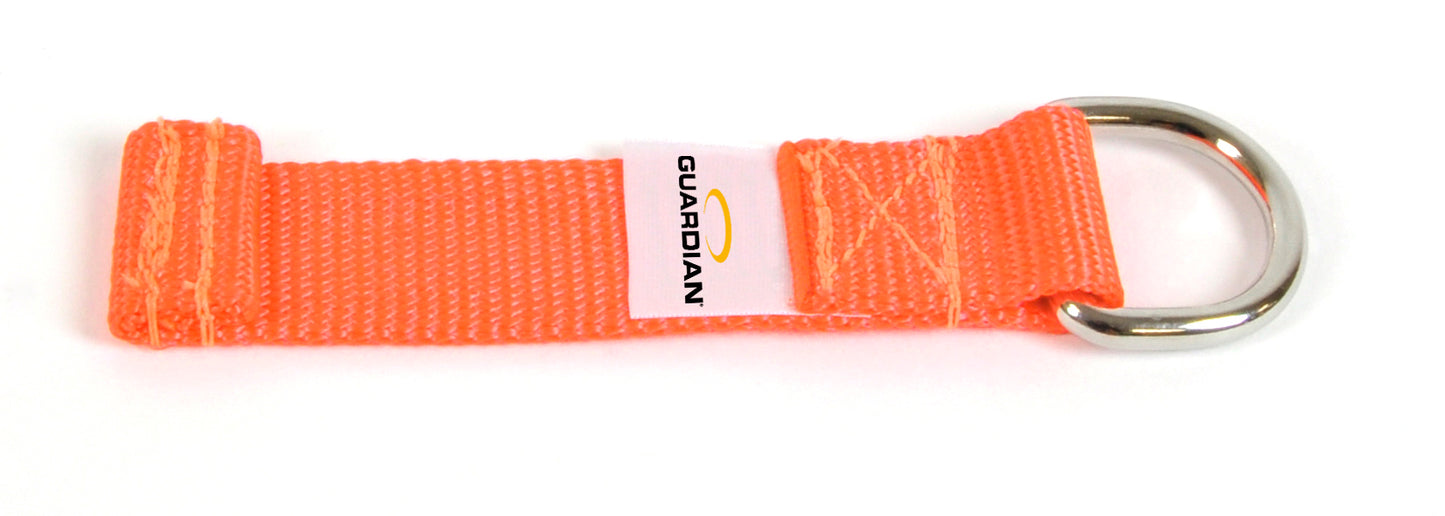 0.5” Webbing, D-Ring Attachment, (5/pack)